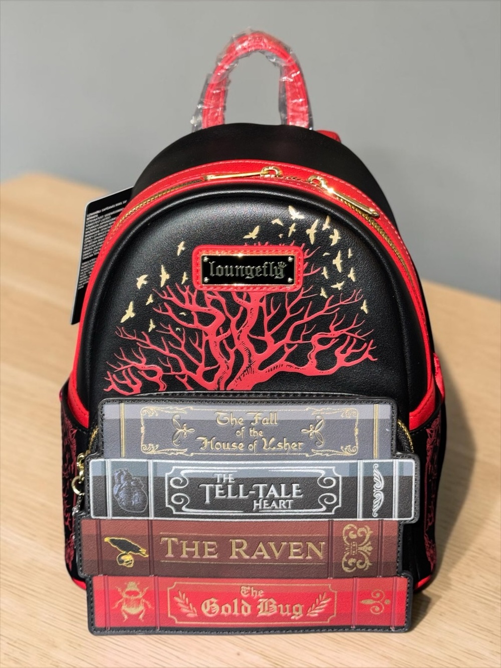 Loungefly Edgar Allan Poe Literary Horror Mini Backpack